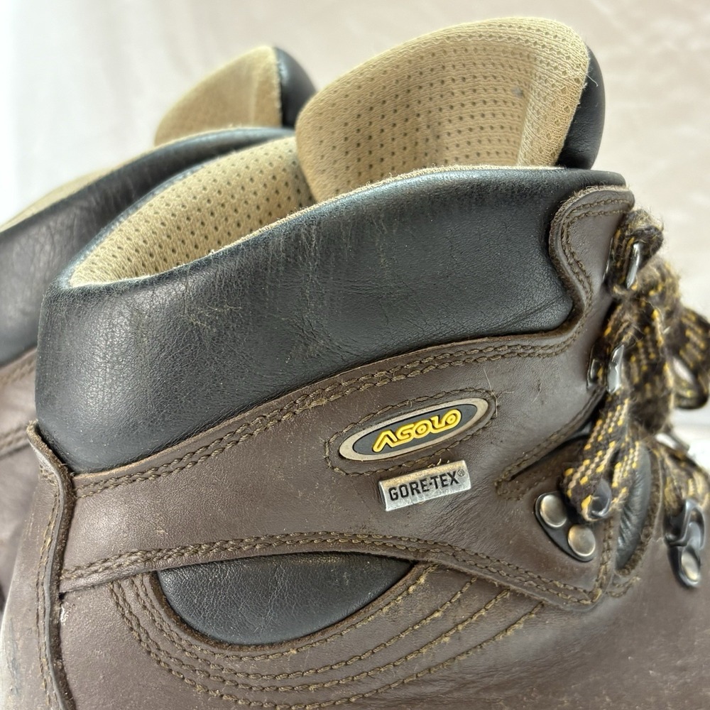 ASOLO TPS 520 GV Evo Men's US 8 EU 41 Gore-Tex Brown Leather Hiking Boots - Picture 16 of 16